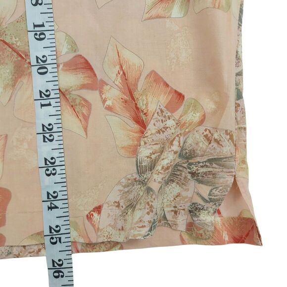 Tori Richard Hawaiian Shirt Mens Small Beige Short Sleeve 100% Cotton - Picture 10 of 11